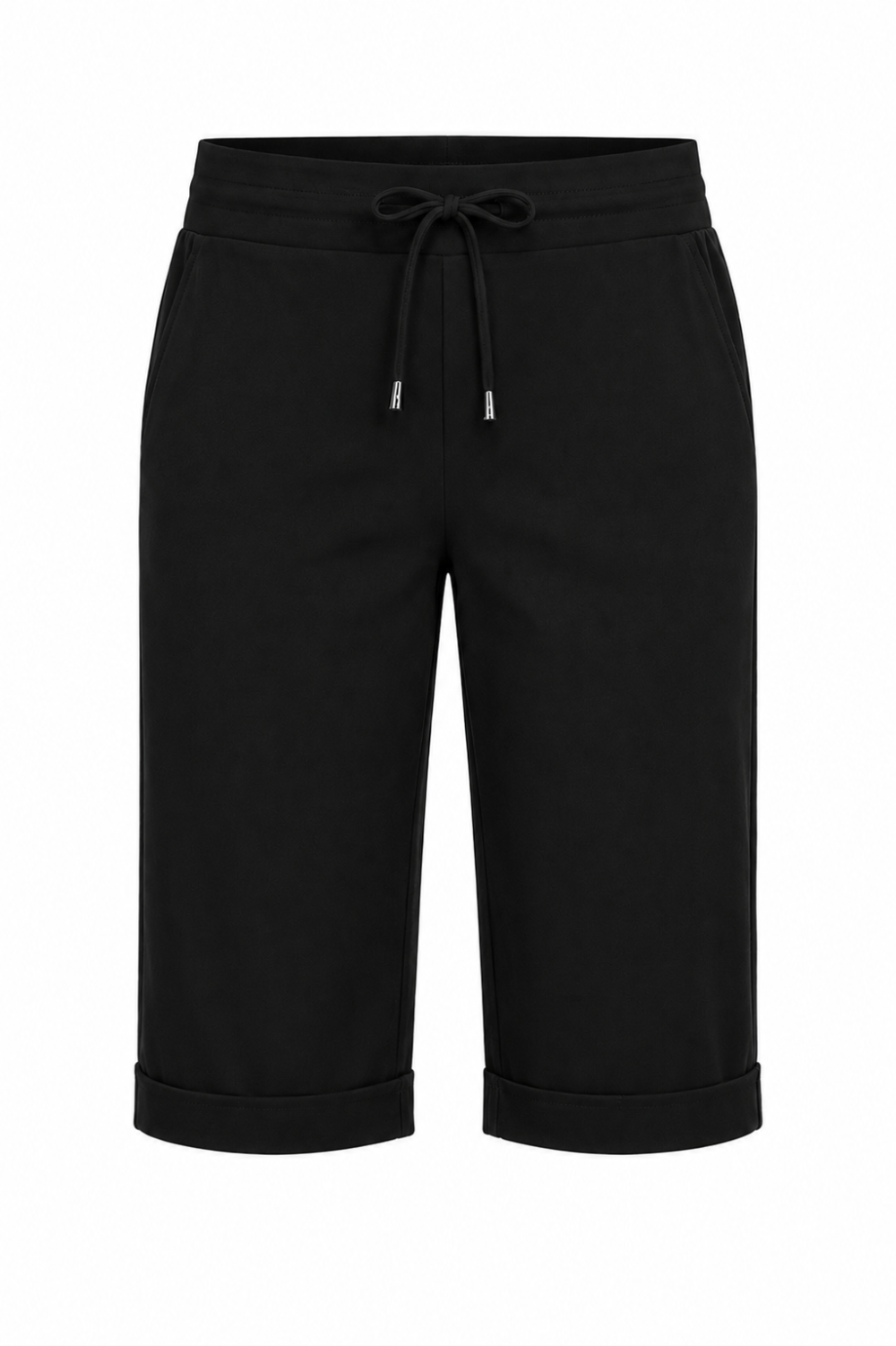 Mi Piace - Bermuda Overknee Shorts - Black