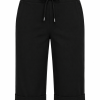Mi Piace - Bermuda Overknee Shorts - Black