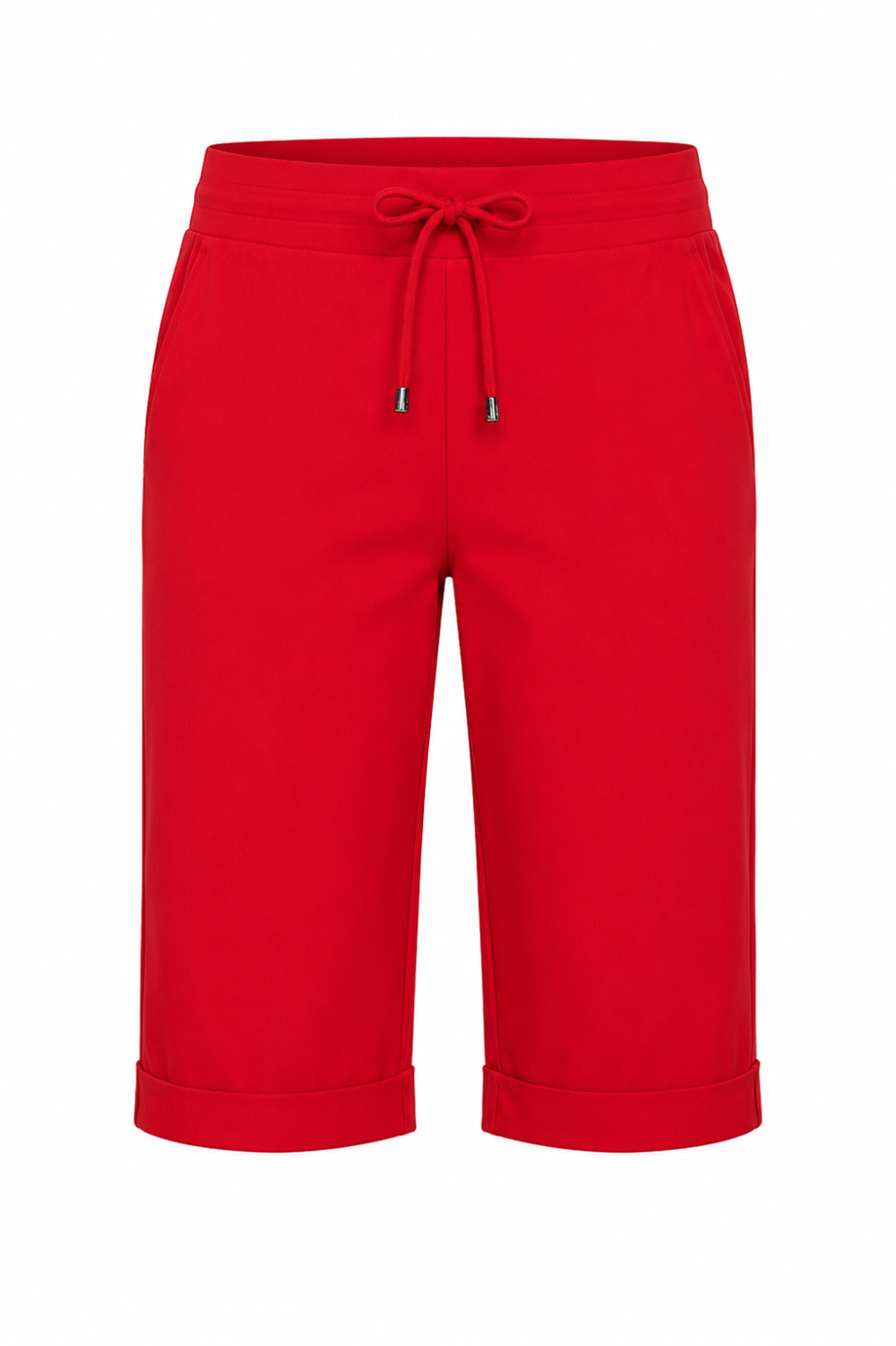 Mi Piace - Bermuda Overknee Shorts - Red