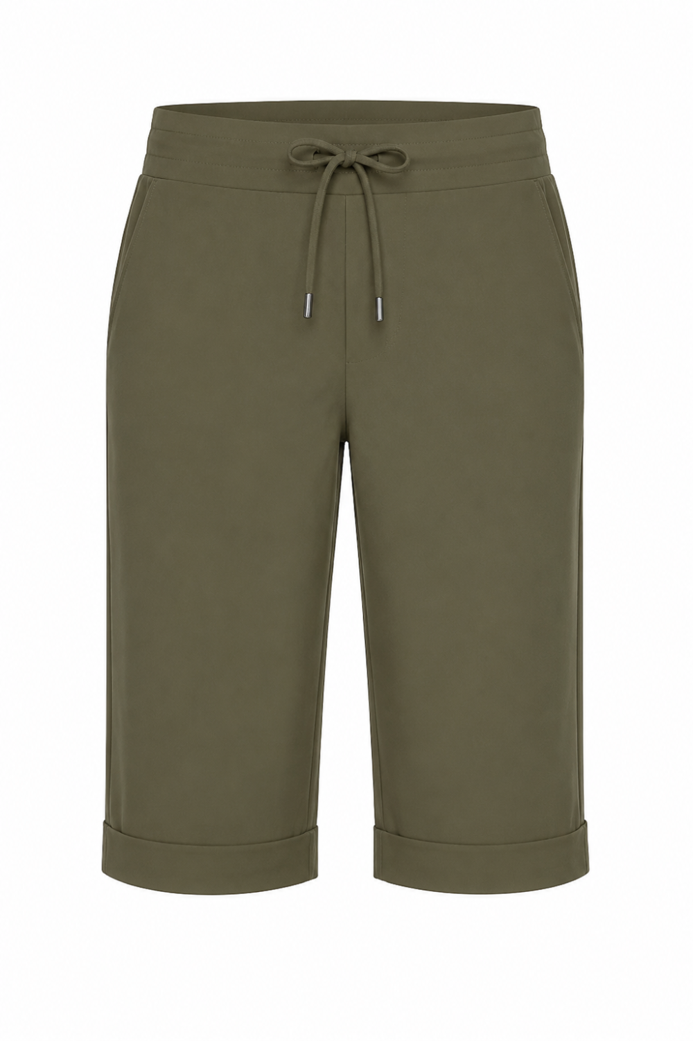 Mi Piace - Bermuda Overknee Shorts - Olive