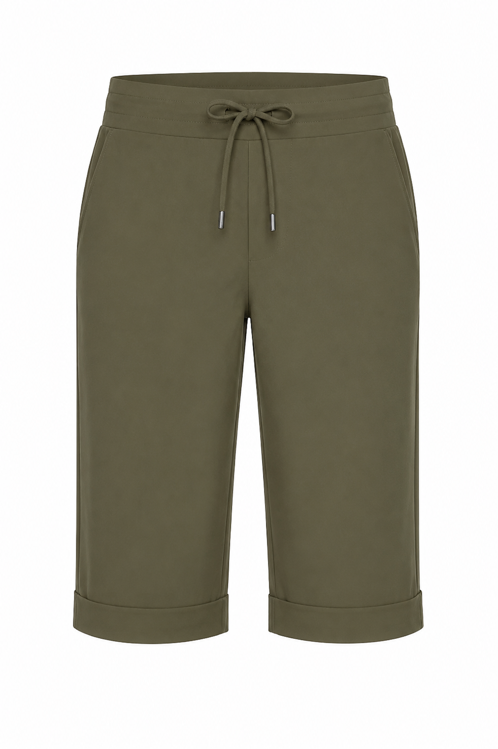 Mi Piace - Bermuda Overknee Shorts - Olive