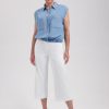 Lady Day - Micky Travel Trousers - White/ Lady Day - Isabel Gilet - Chambray