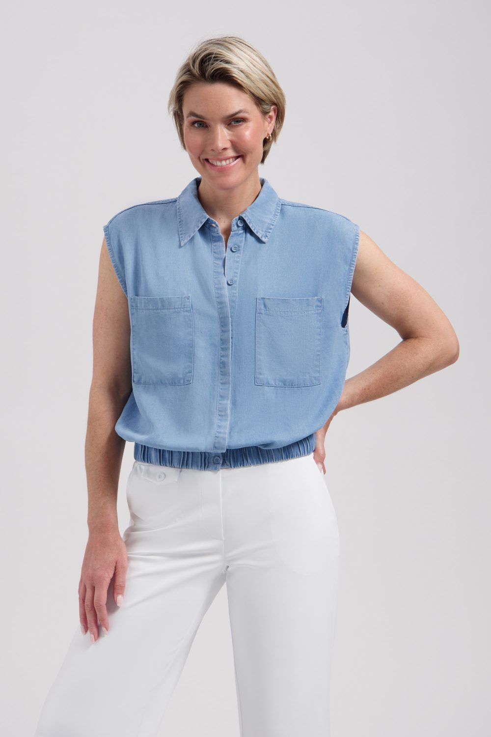 Lady Day - Isabel Gilet - Chambray
