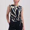 Lady Day - Vida Travelstof Top - Leya print