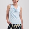 Lady Day - Ellen Travelstof Top - Baby blue
