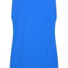Mi Piace - Top V Neck Pleat - Nautic Blue