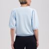 Lady Day - Amie-V Travelstof Top - Baby blue/ Lady Day - Nola Shorts - Black