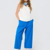 Mi Piace - Top V Neck Pleat - Off White