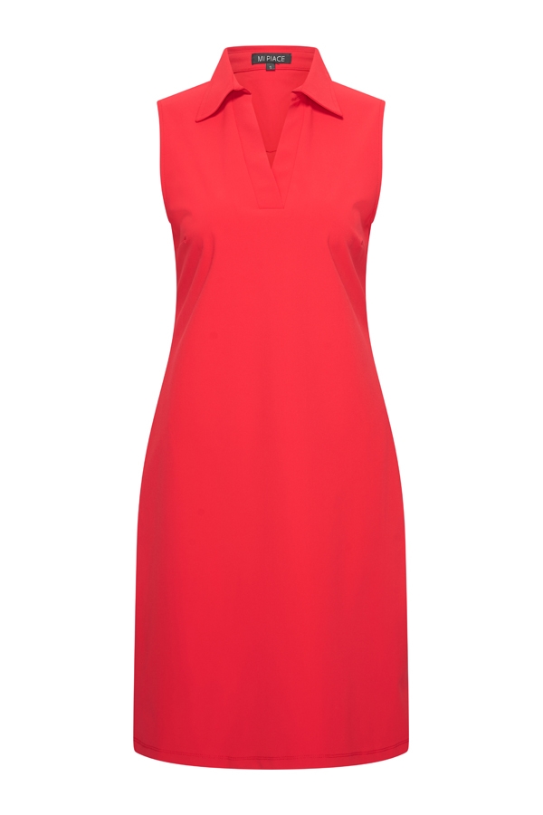 Mi Piace - Dress Sleeveless - Red