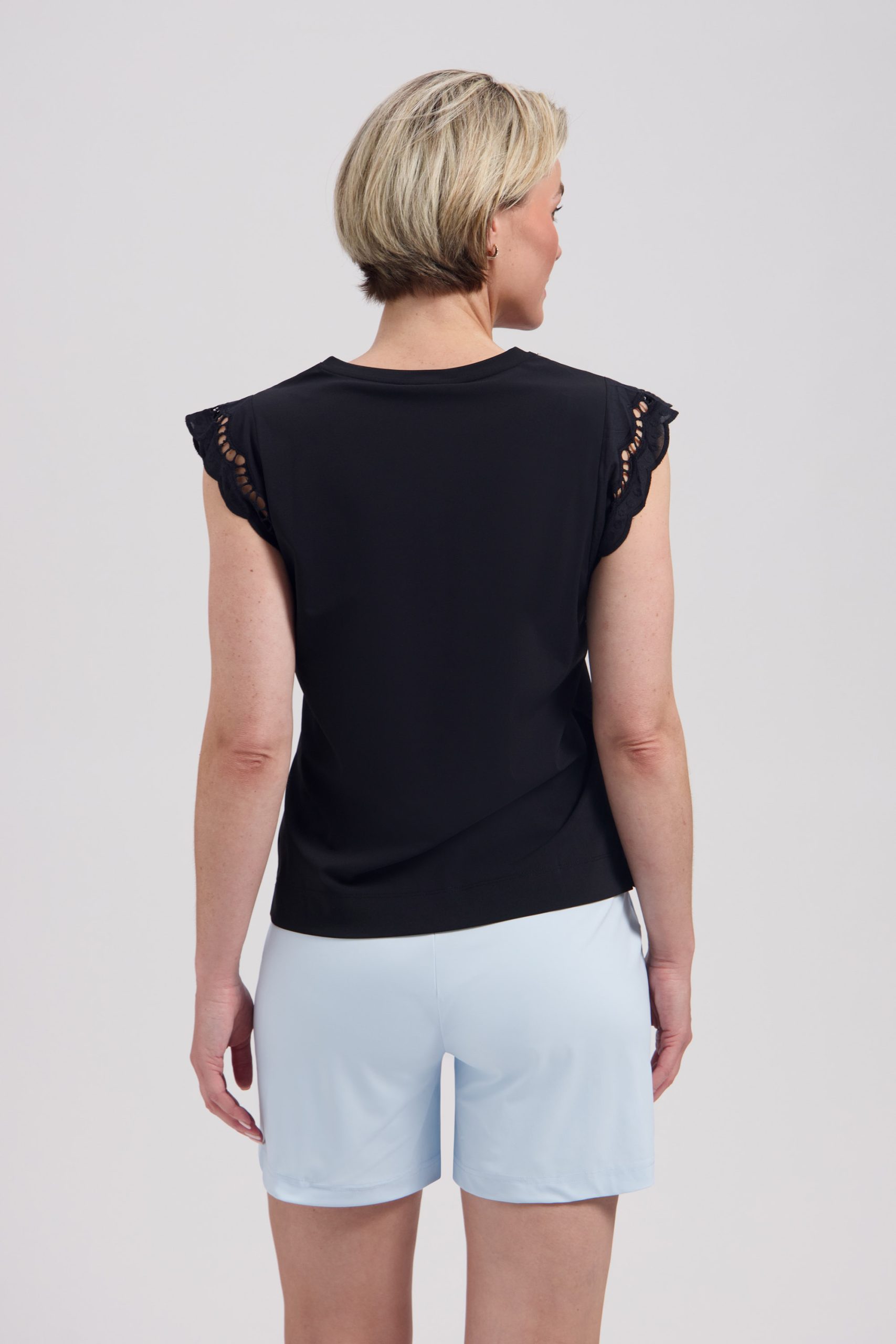 Lady Day - Lake Travelstof Top - Black