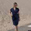 Kimara - Elin Dress - Dark Blue | Morgen in huis!