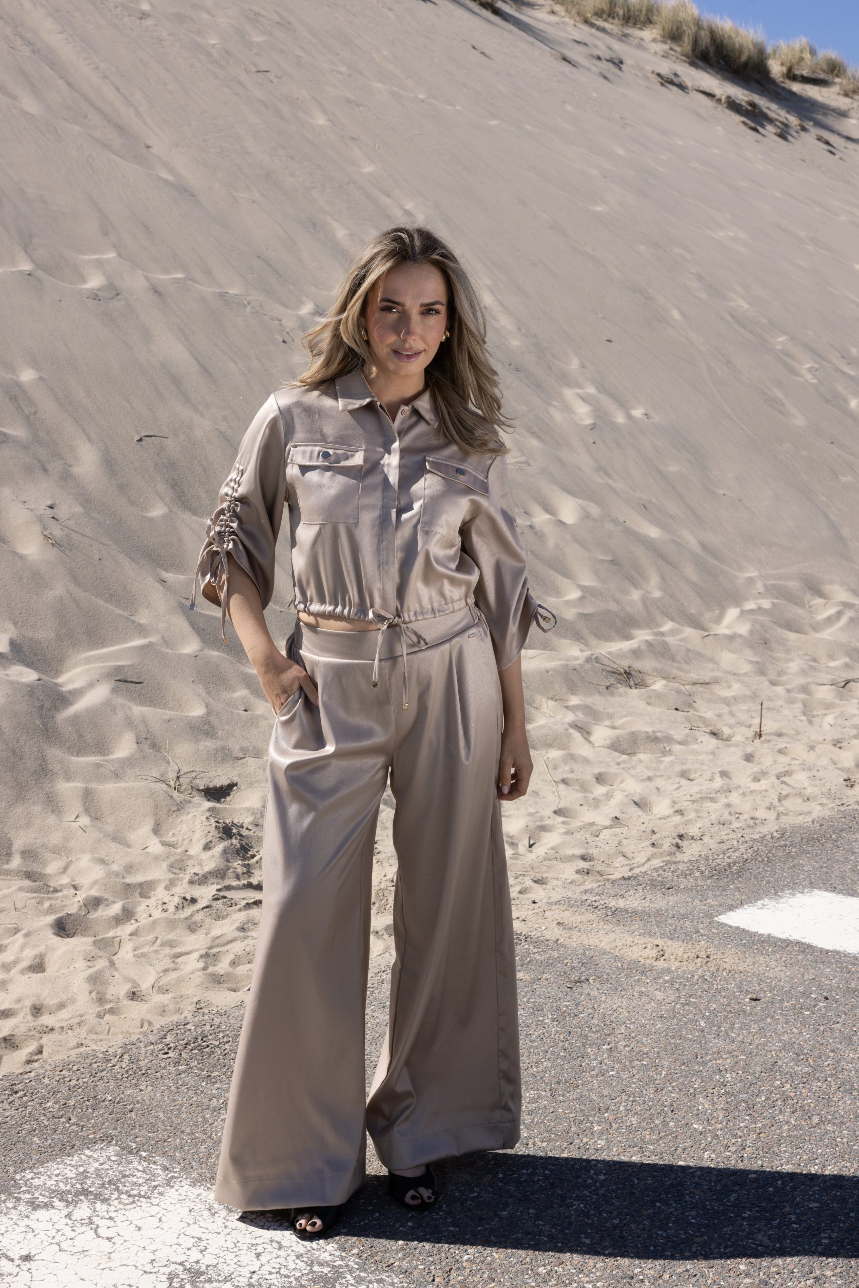 Kimara - Lux Pants - Gold Brown | Morgen in huis!