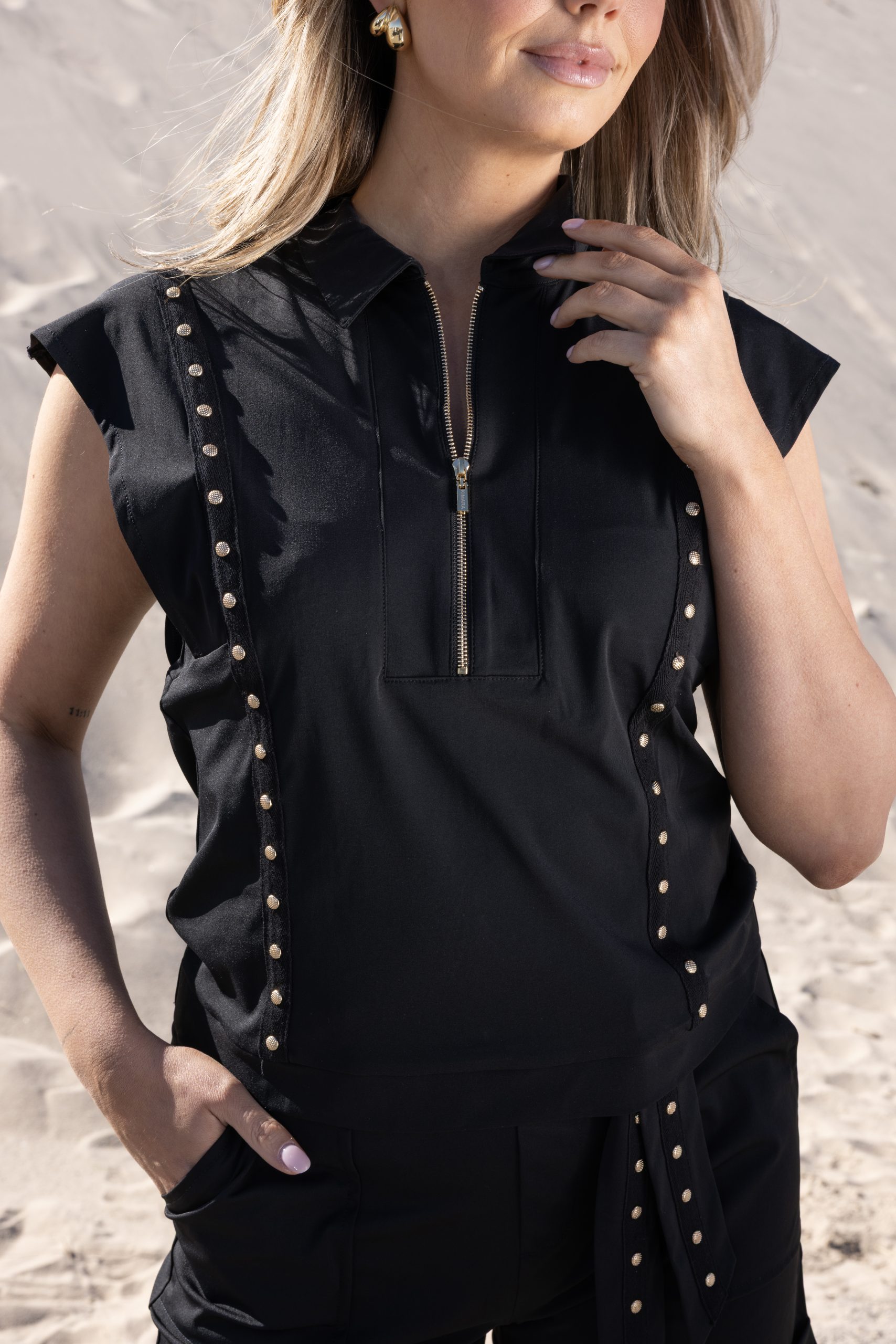 Kimara - Mia Top - Black | Morgen in huis!