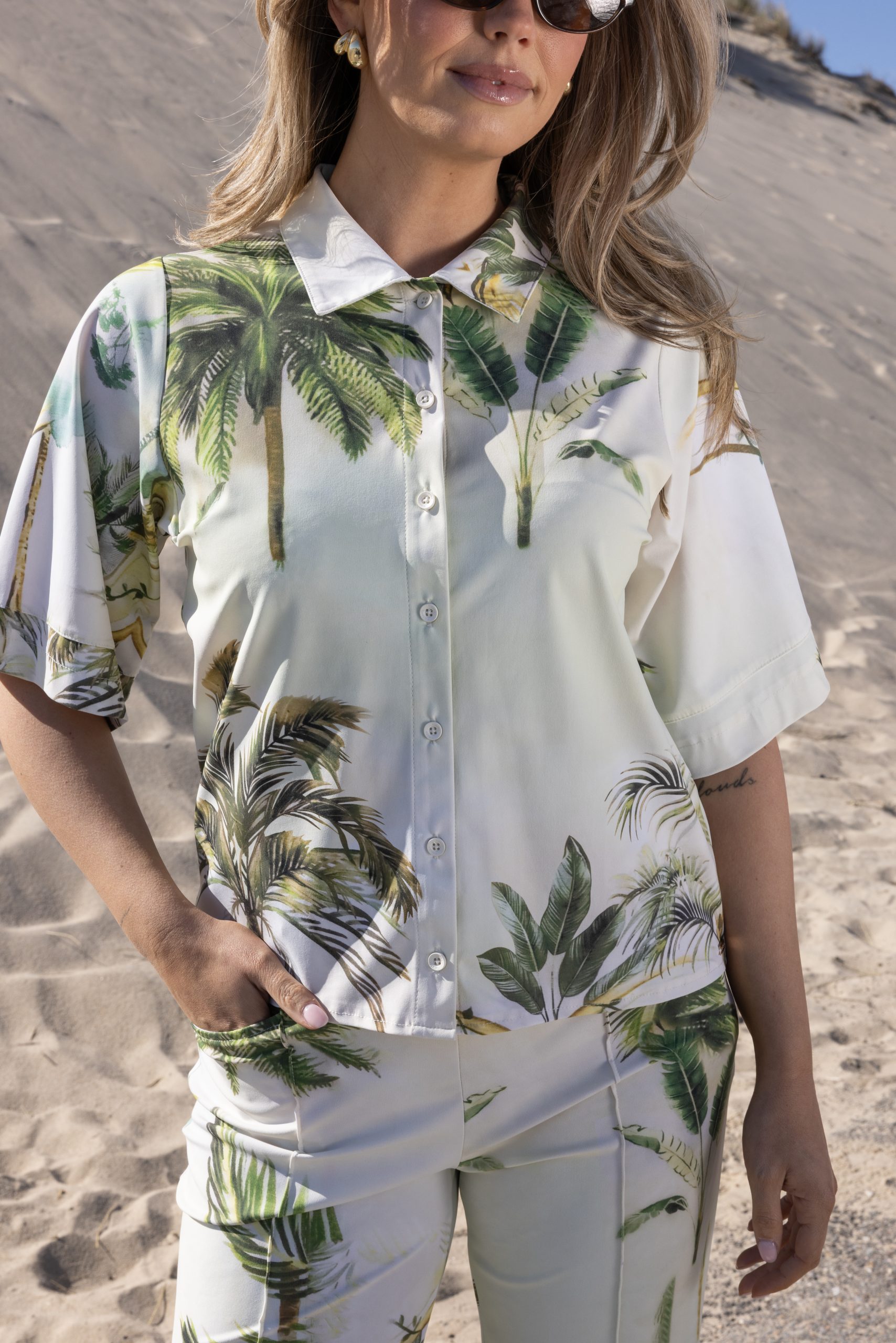 Kimara - Noor Blouse - Palermo Breeze | Morgen in huis!