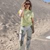 Kimara - Monica Top - Light Green | Morgen in huis!