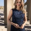 Kimara - Xena Gilet - Dark Blue | Morgen in huis!