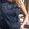 Kimara - Xena Gilet - Dark Blue | Morgen in huis!