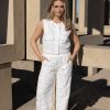Kimara - Amaia Gilet - White | Morgen in huis!