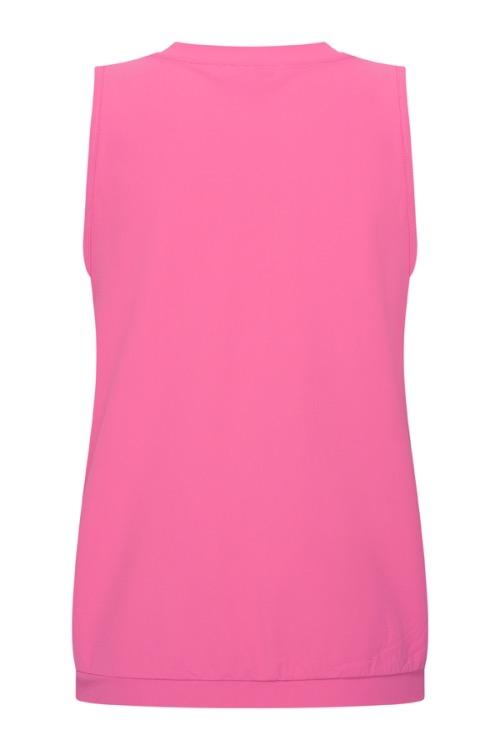 Mi Piace - Top V Neck Pleat - Rose