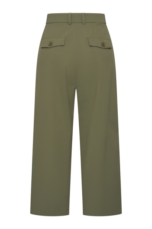 Mi Piace - Culotte Pleated Waistband - Olive