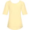 Mi Piace - T-Shirt Round Neck - Pastel Yellow