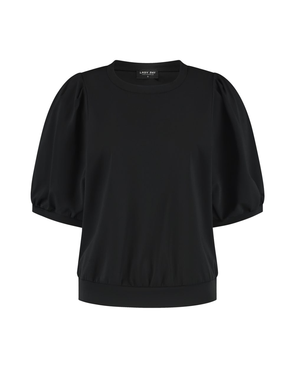 Lady Day - Amie Travelstof Top - Black