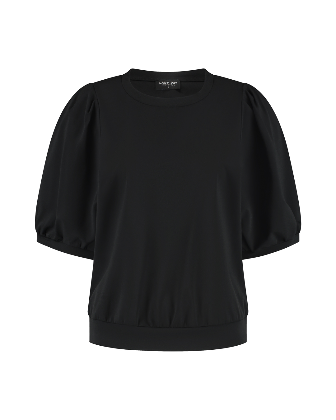 Lady Day - Amie Travelstof Top - Black