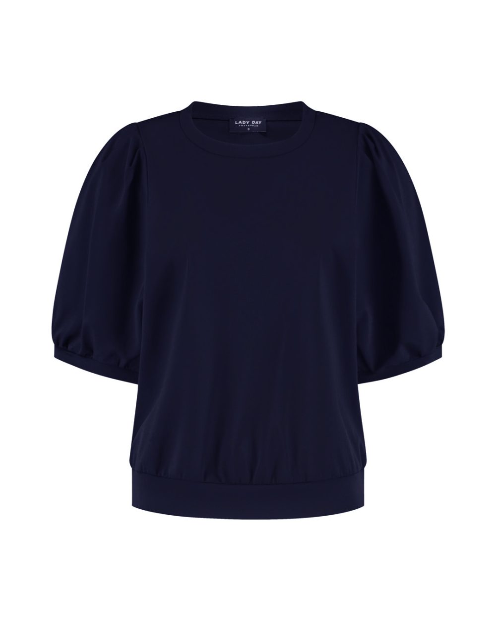 Lady Day - Amie-V Travelstof Top - Blue
