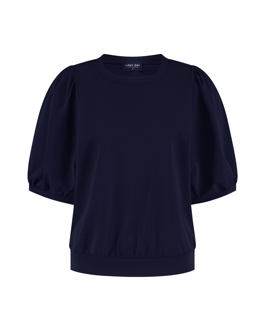 Lady Day - Amie-V Travelstof Top - Blue