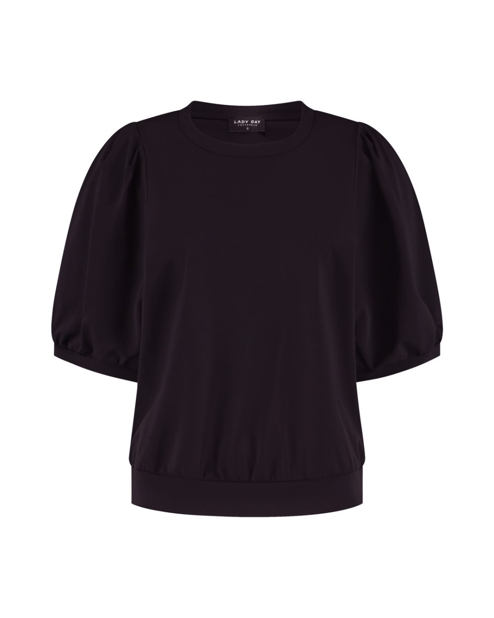 Lady Day - Amie Travelstof Top - Dark Brown
