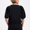 Lady Day - Amie Travelstof Top - Black