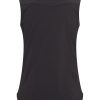 Mi Piace - Blouse Mouwloos - Black