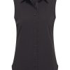 Mi Piace - Blouse Mouwloos - Black