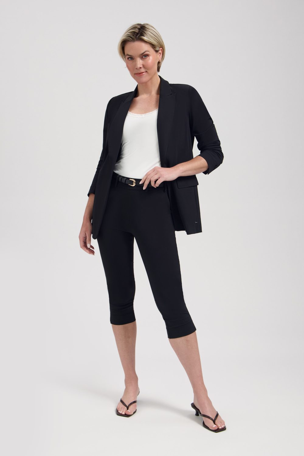 Lady Day - Travel Trouser Capri Leo - Black