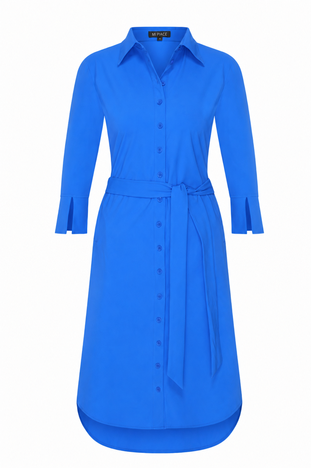 Mi Piace - Jurk 3/4 Mouw - Nautic Blue