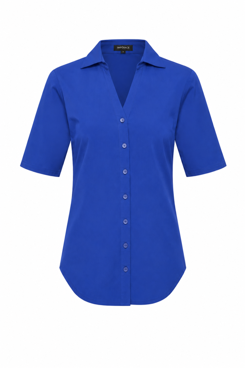 Mi Piace - Blouse V Neck - Kobalt
