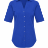 Mi Piace - Blouse V Neck - Kobalt