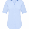 Mi Piace - Blouse V Neck - Light Blue