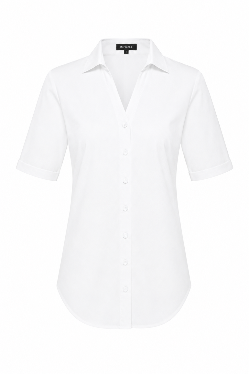 Mi Piace - Blouse V Neck - White