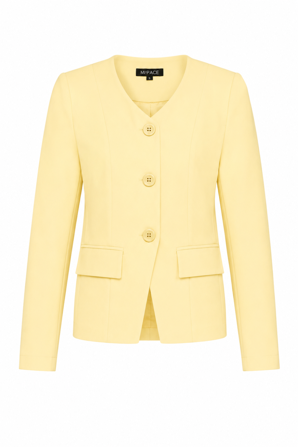 Mi Piace - Blazer Lang - Lemon yellow