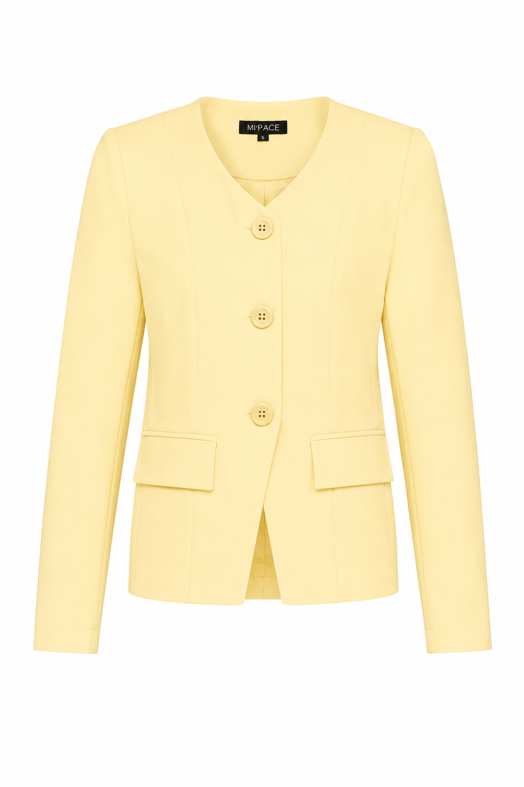 Mi Piace - Blazer Lang - Lemon yellow