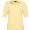 Mi Piace - Blouse Kort Pofmouw - Pastel Yellow