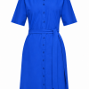 Mi Piace - Dress V Neck - Nautic Blue
