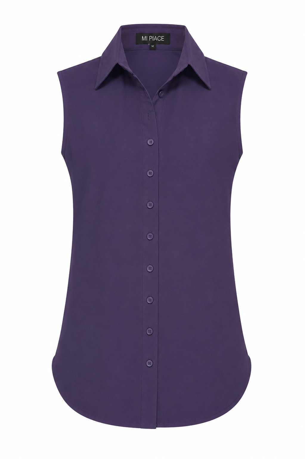 Mi Piace - Blouse Mouwloos - Midnight purple