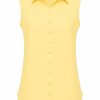 Mi Piace - Blouse Mouwloos - Lemon Yellow