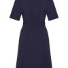 Mi Piace - Dress V Neck - Dark Blue