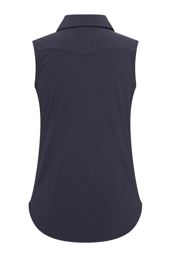 Mi Piace - Blouse Mouwloos - Dark Blue