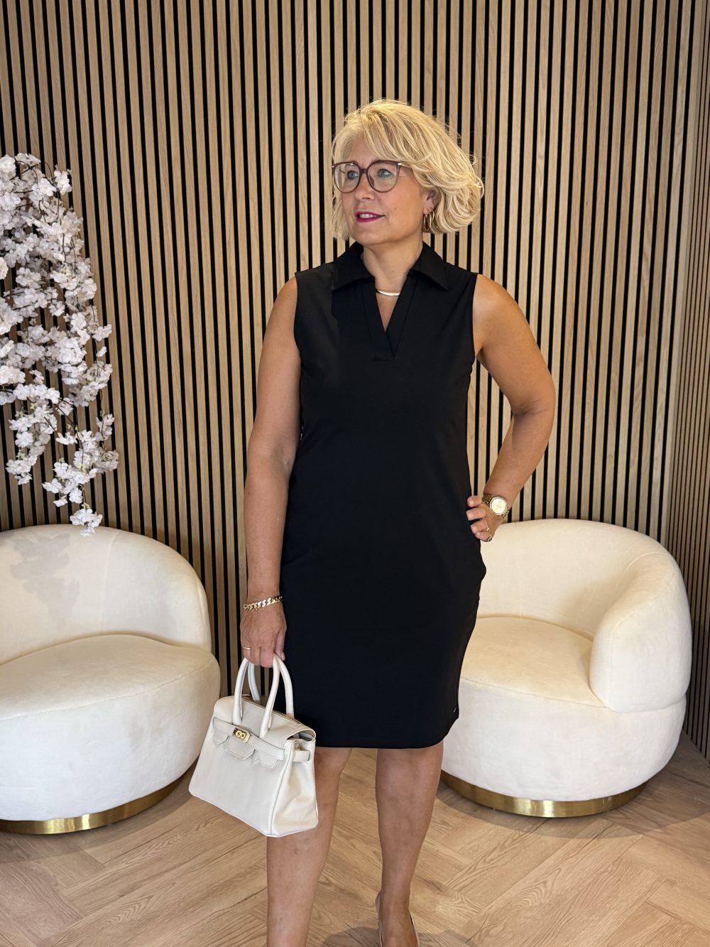 Mi Piace - Jurk Mouwloos - Black