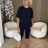 Lady Day - Amie-V Travelstof Top - Black