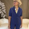 &Co Woman - Phileine Ss Travel - Blue